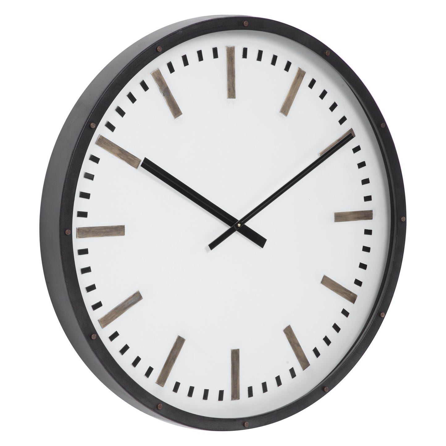 Fleming - Large Wall Clock - Black