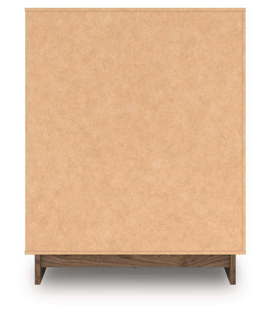 Chirason - Brown - Five Drawer Wide Chest