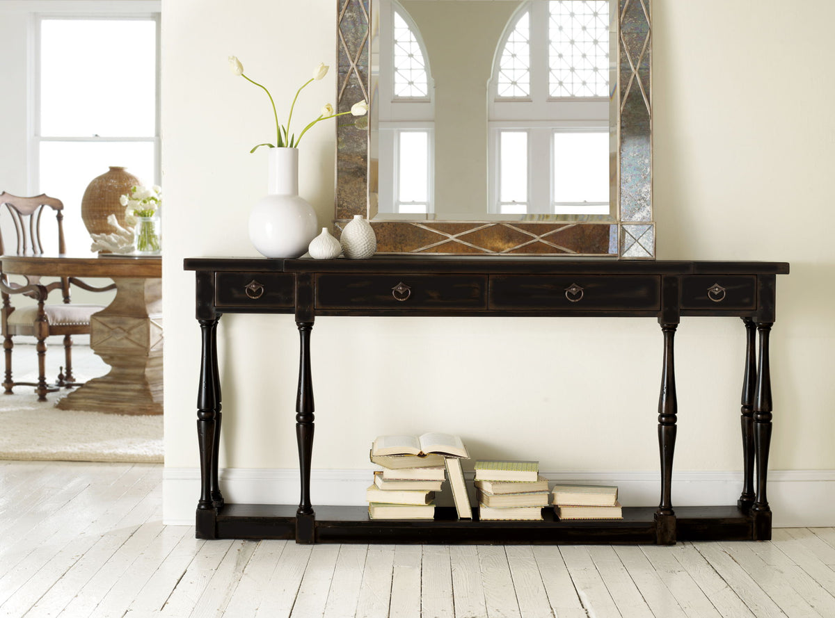 Sanctuary - Four-Drawer Thin Console Table