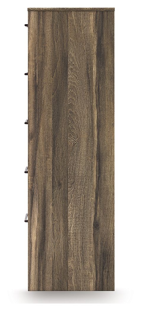 Elbrim - Brown - Five Drawer Chest