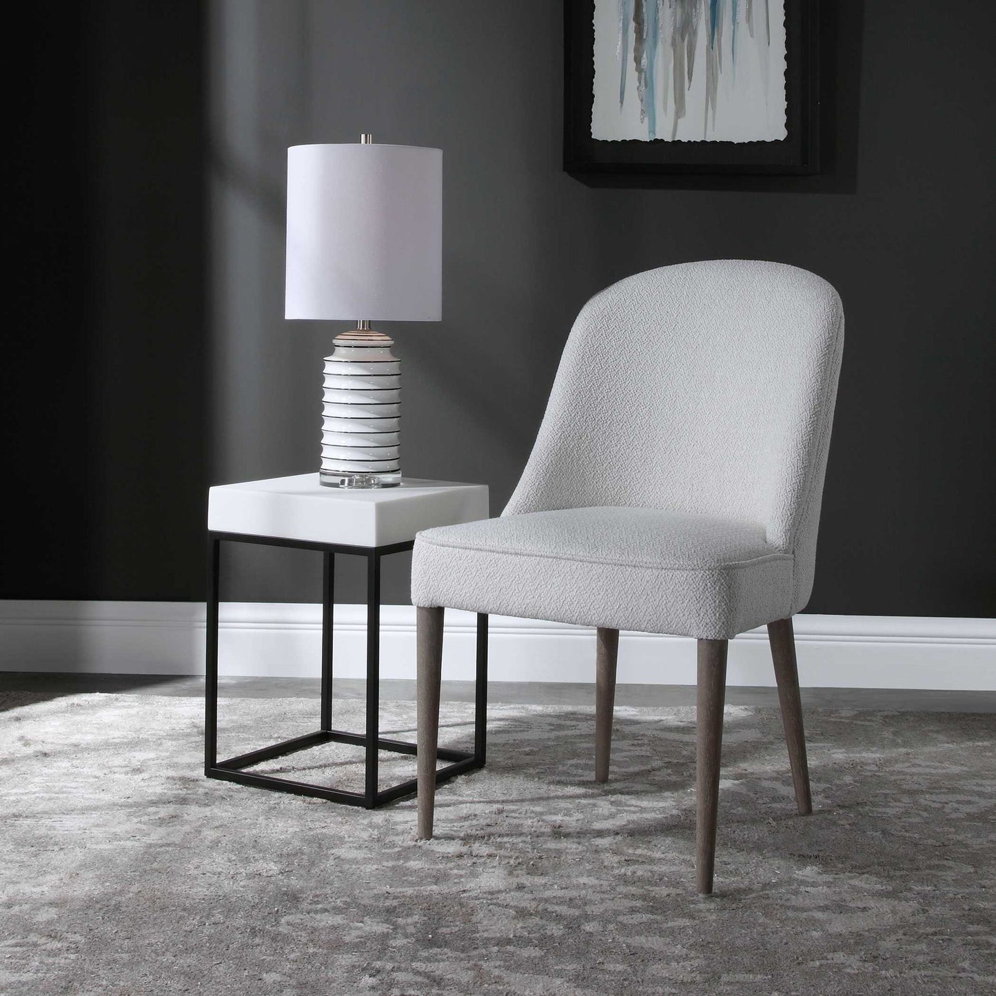 Brie - Armless Chair (Set of 2) - White