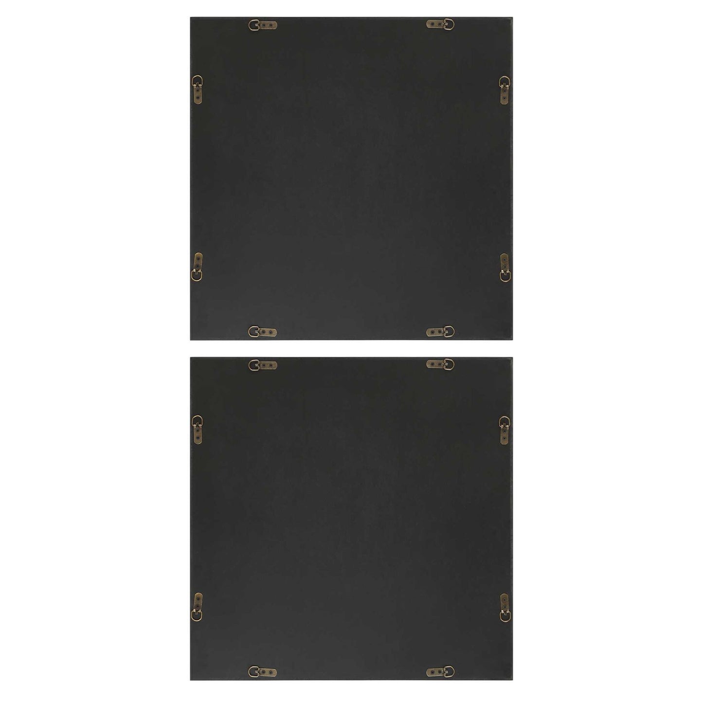 Joel - Modern Wood Wall Art (Set of 2) - Brown / Gray