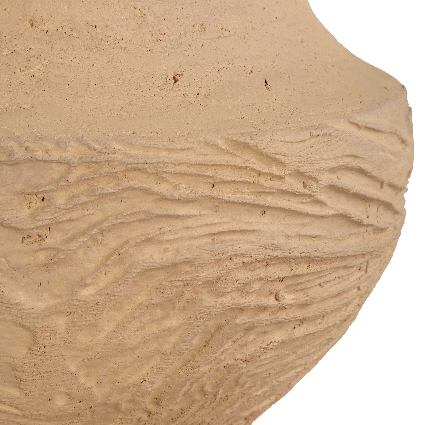 Sandstone Flow - Small Terracotta Vase - Light Brown