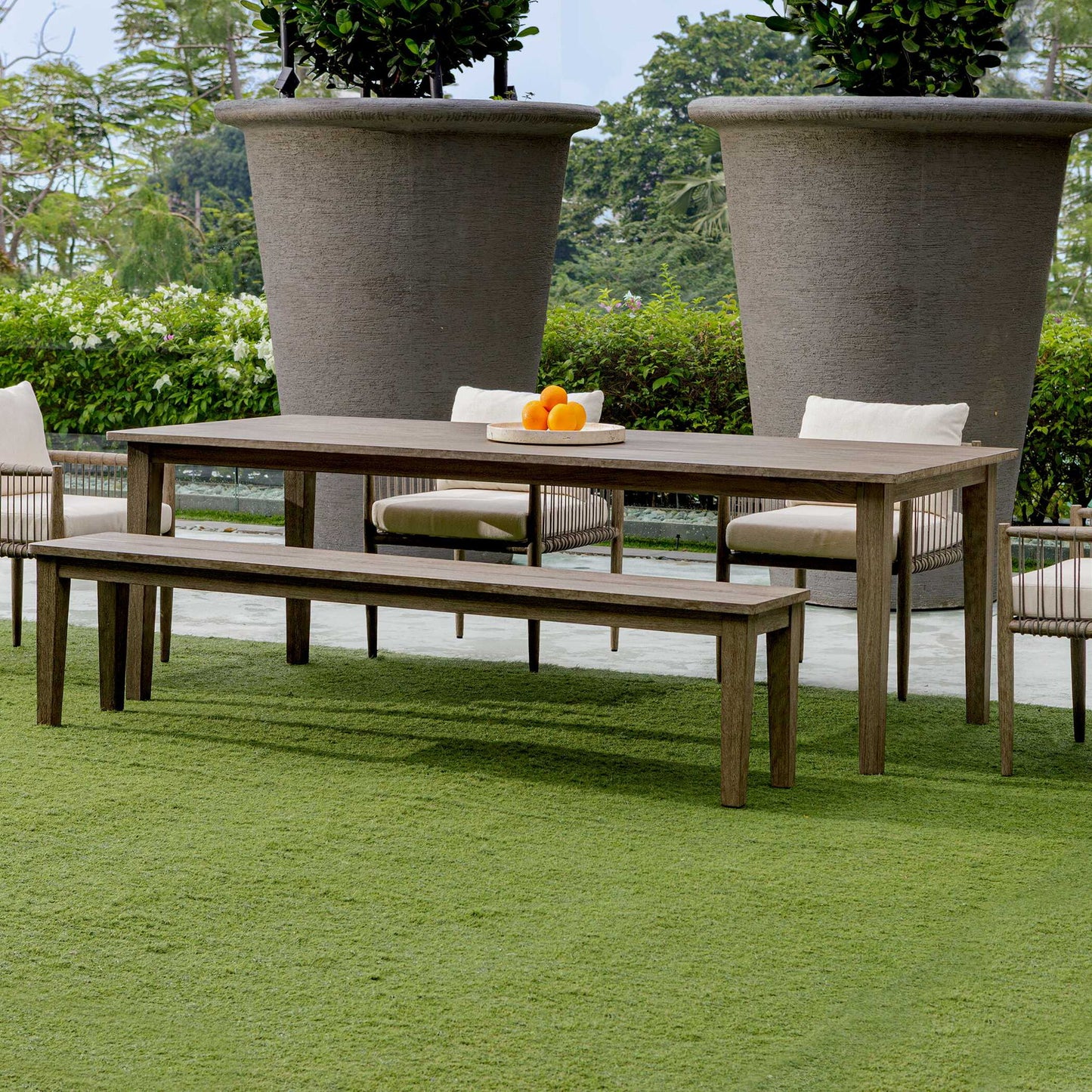 Forsyth - Outdoor Bench - Dark Gray