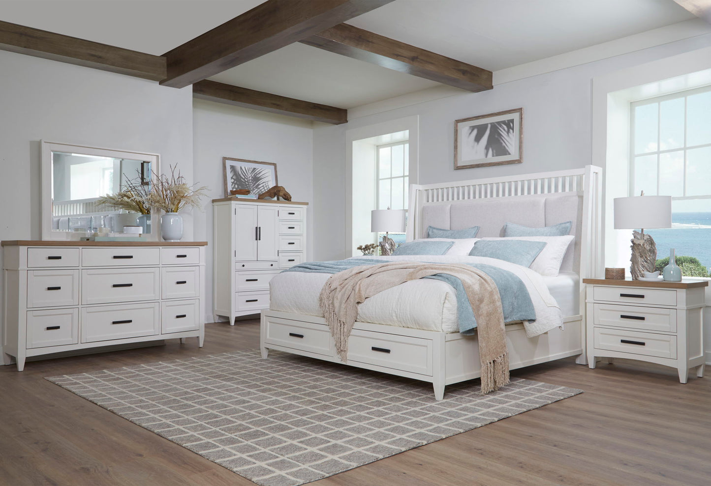 Americana Modern Bedroom - Shelter Bed