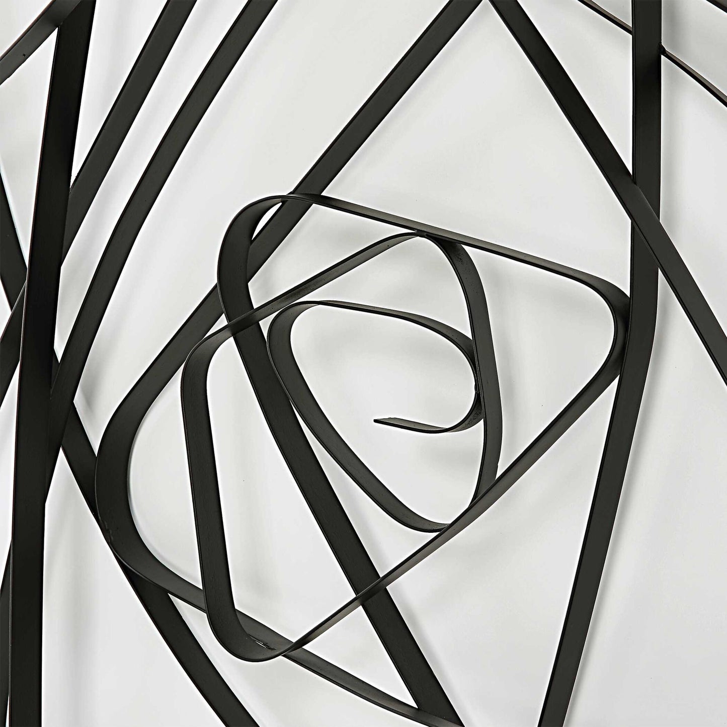 Nucleus - Metal Modern Wall Decor - Black