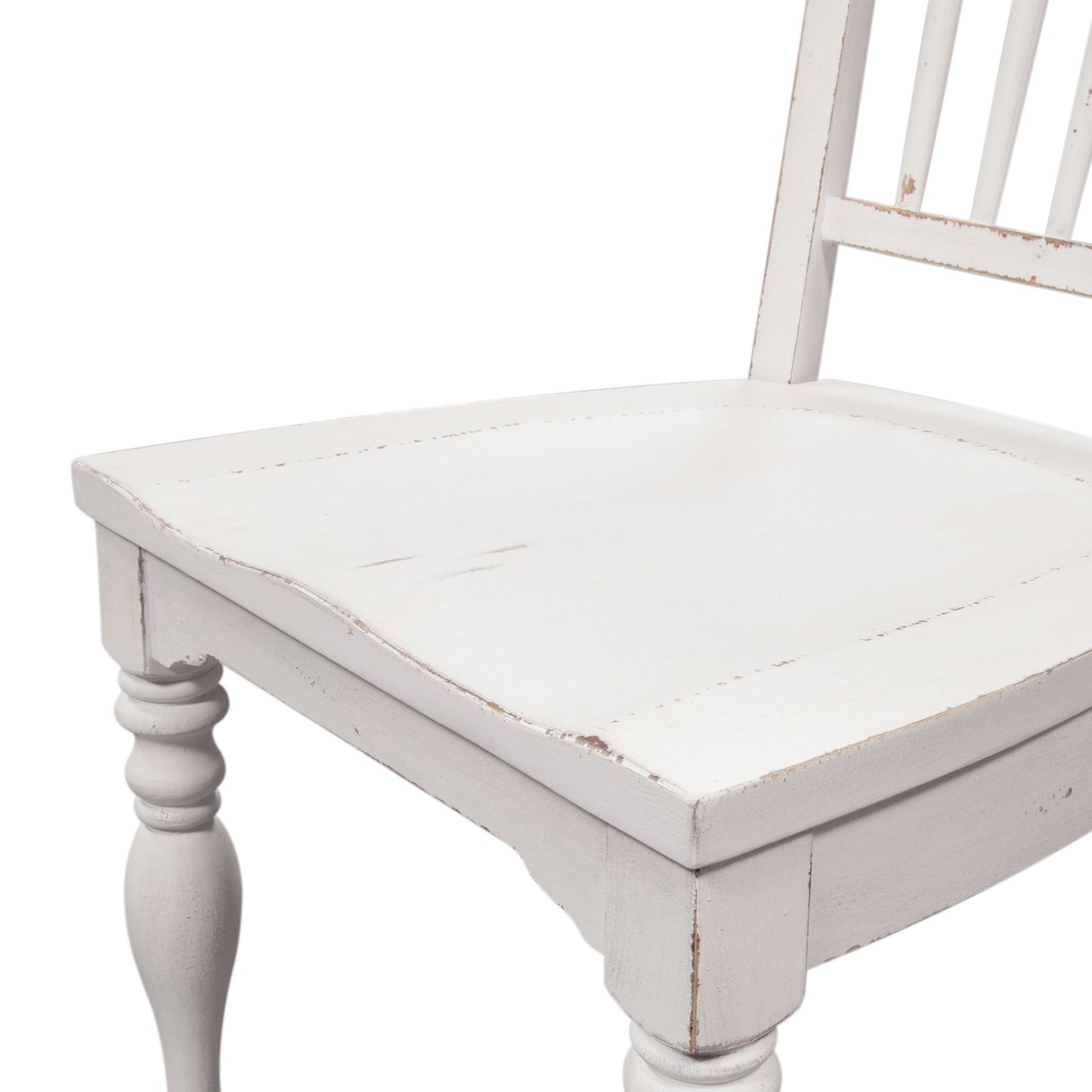 Magnolia Manor - Spindle Back Side Chair - White