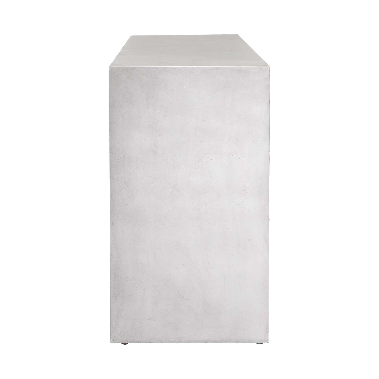 Brinson - Carved Wood 4 Door Cabinet - White / Woodtone