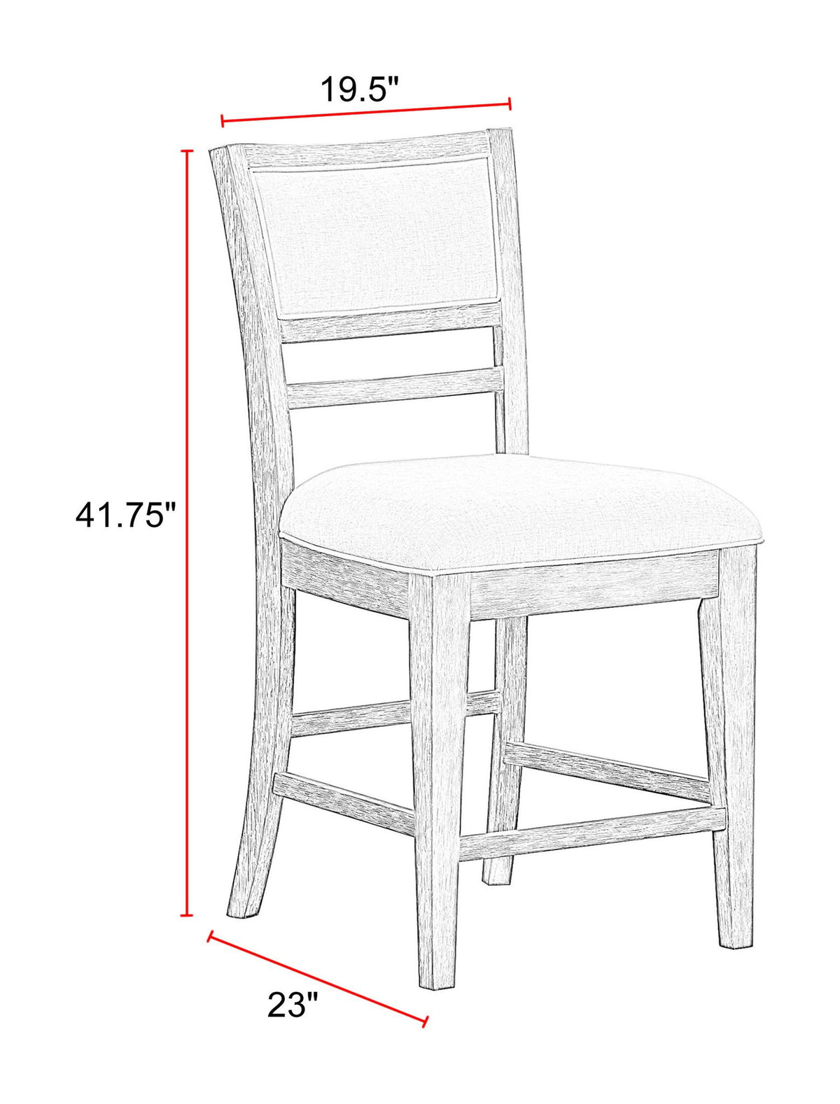 Breckenridge - Dining Upholstered Counter Chair