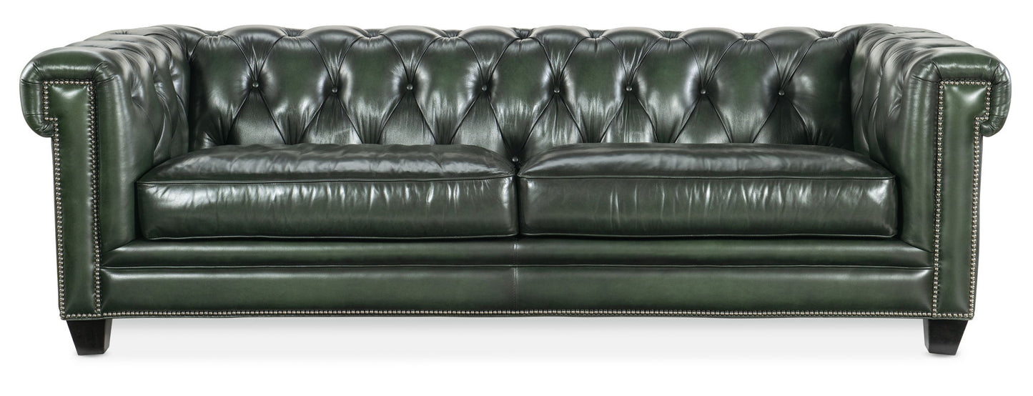 SS - Charleston Tufted Sofa - Dark Green