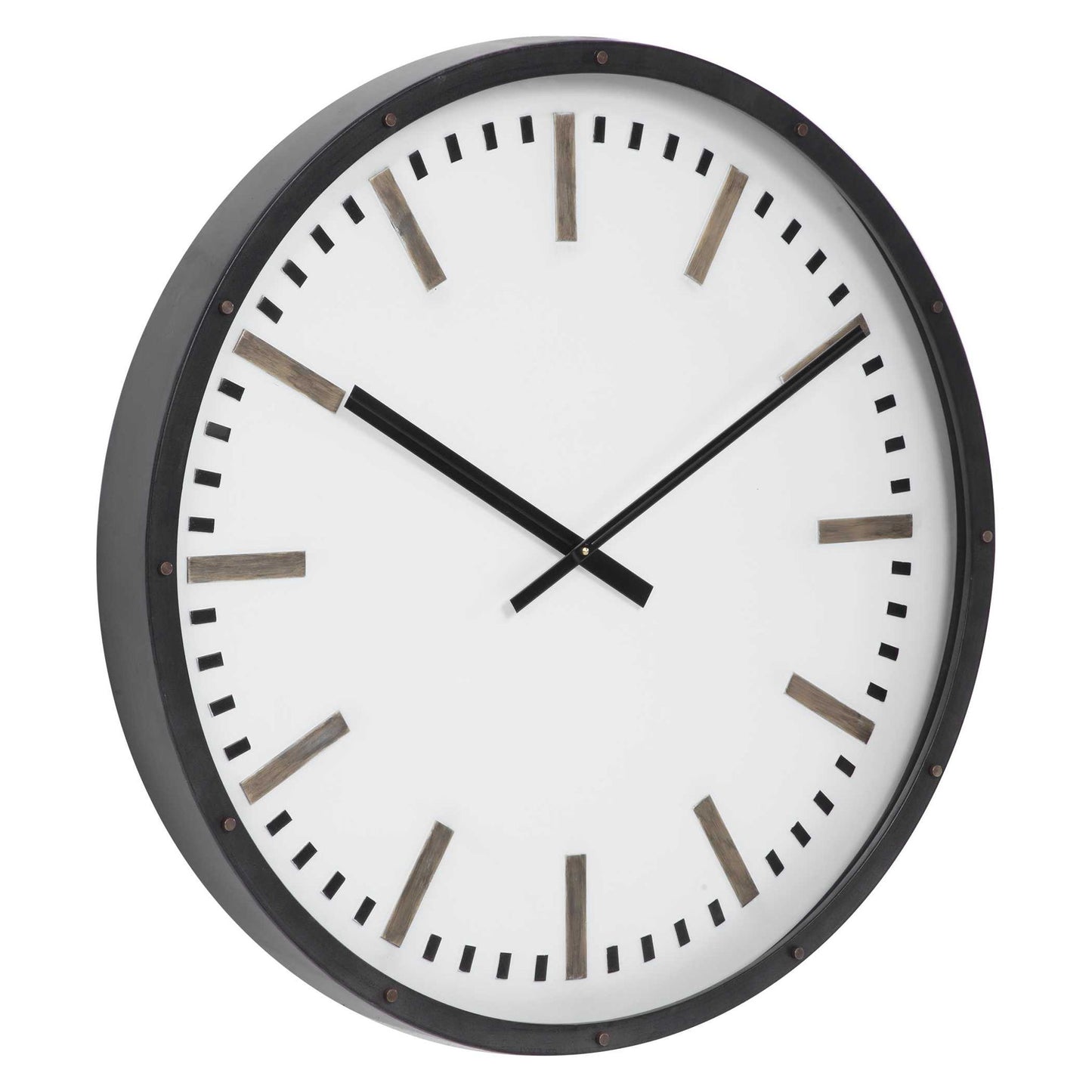 Fleming - Large Wall Clock - Black