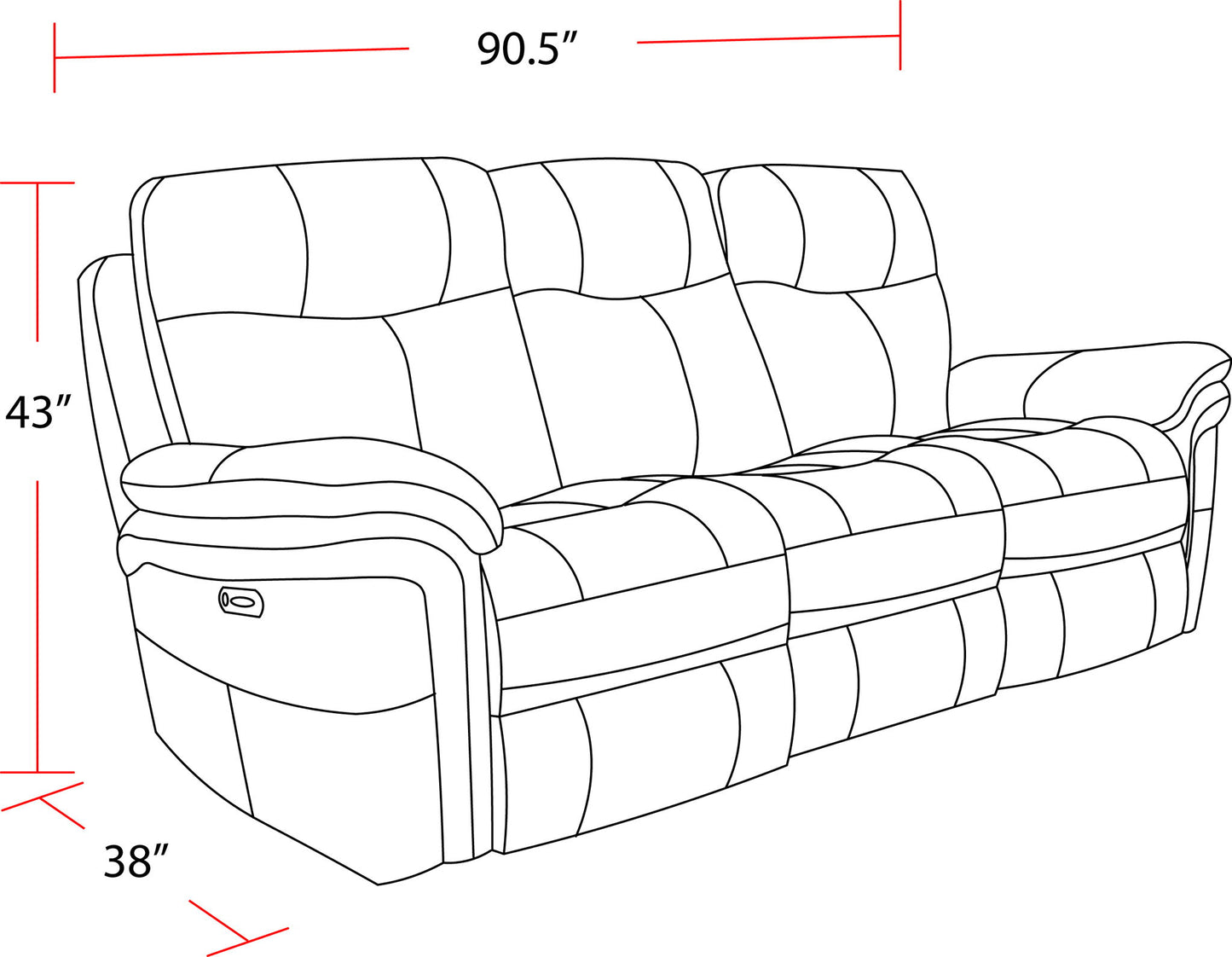 Mason - Power Sofa