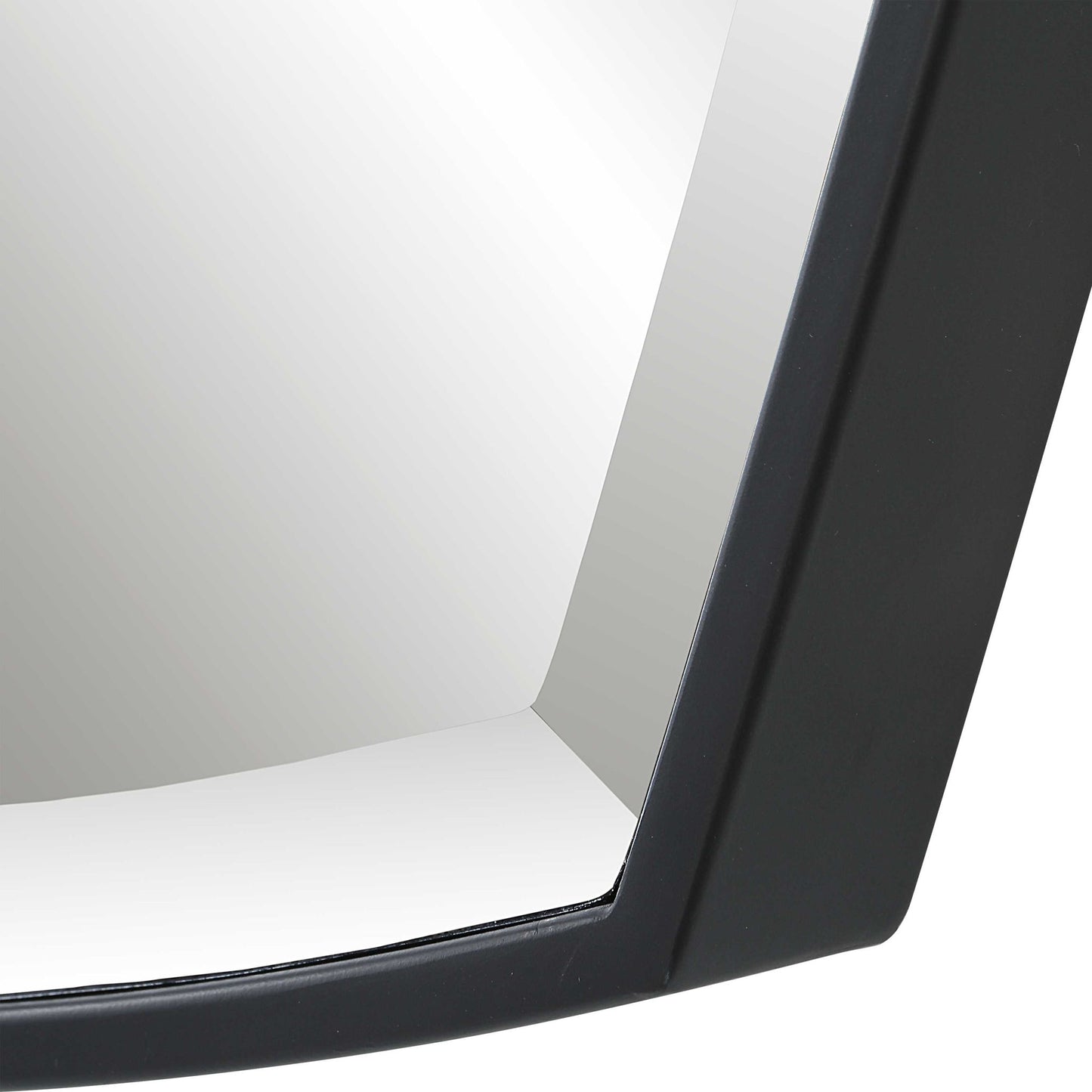Crest - Curved Iron Mirror