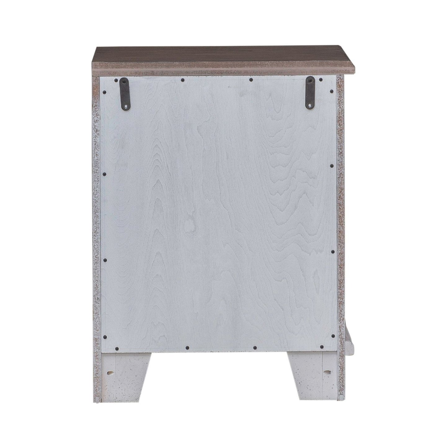 River Place - Left Pier Base - Riverstone White & Tobacco