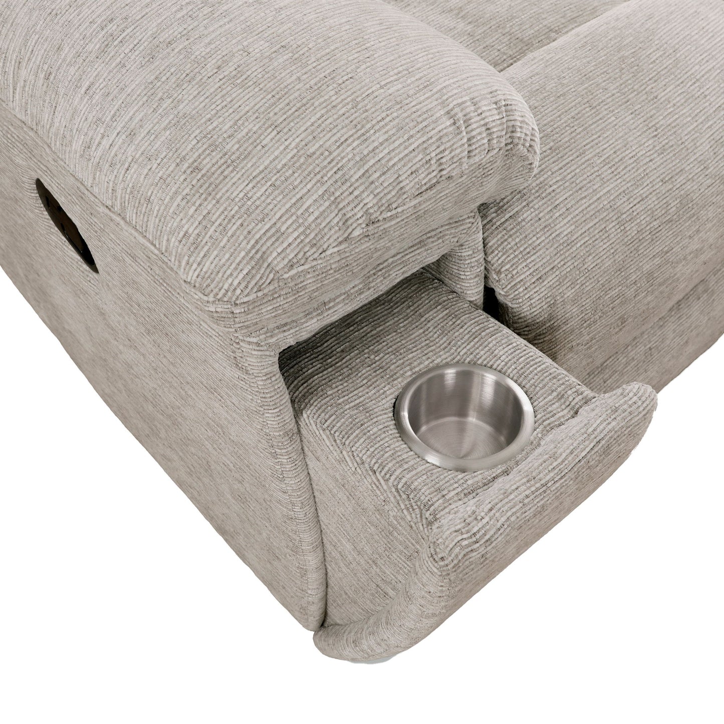Buster - Manual Reclining Sofa - Opal Taupe