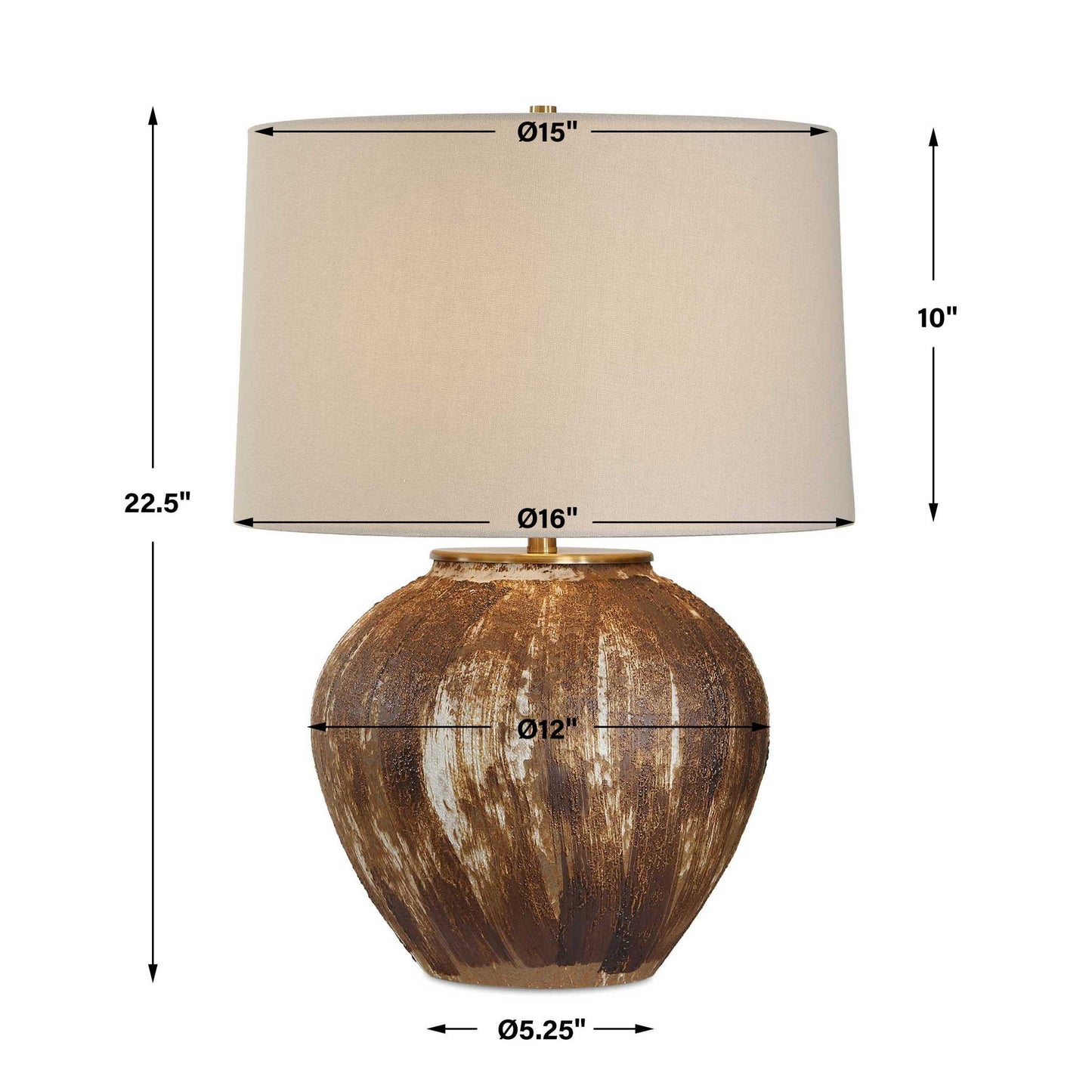 Mckinley - Table Lamp - Textured Brown
