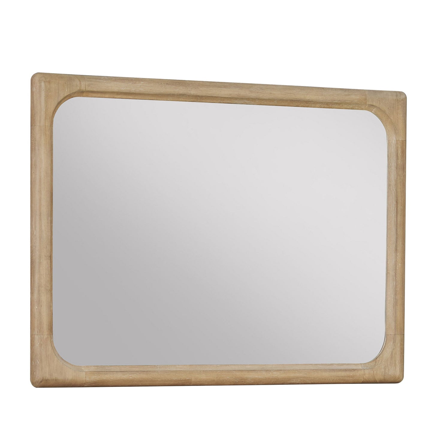 Escape - Bedroom 8 Drawer Dresser And Mirror - Glazed Natural Oak