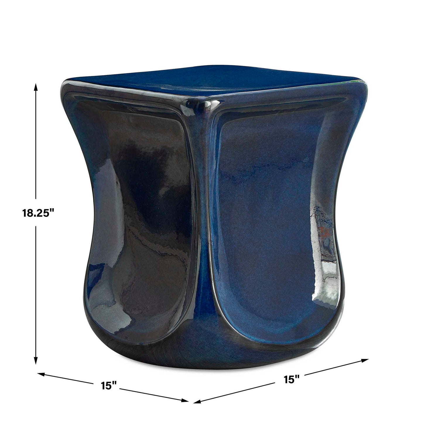 Kaz - Garden Stool - Deep Blue