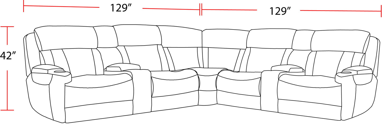 Empire - Modular Power Reclining Sectional