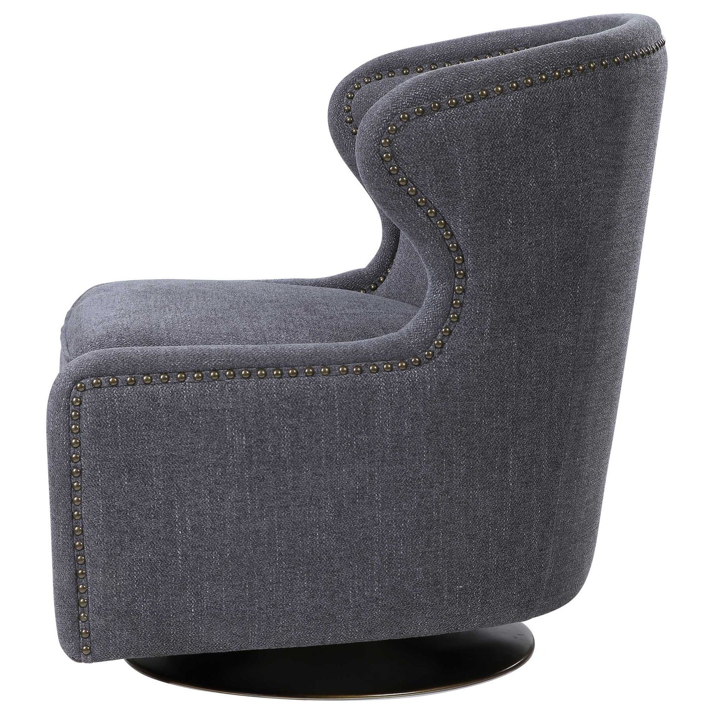 Biscay - Swivel Chair - Dark Gray