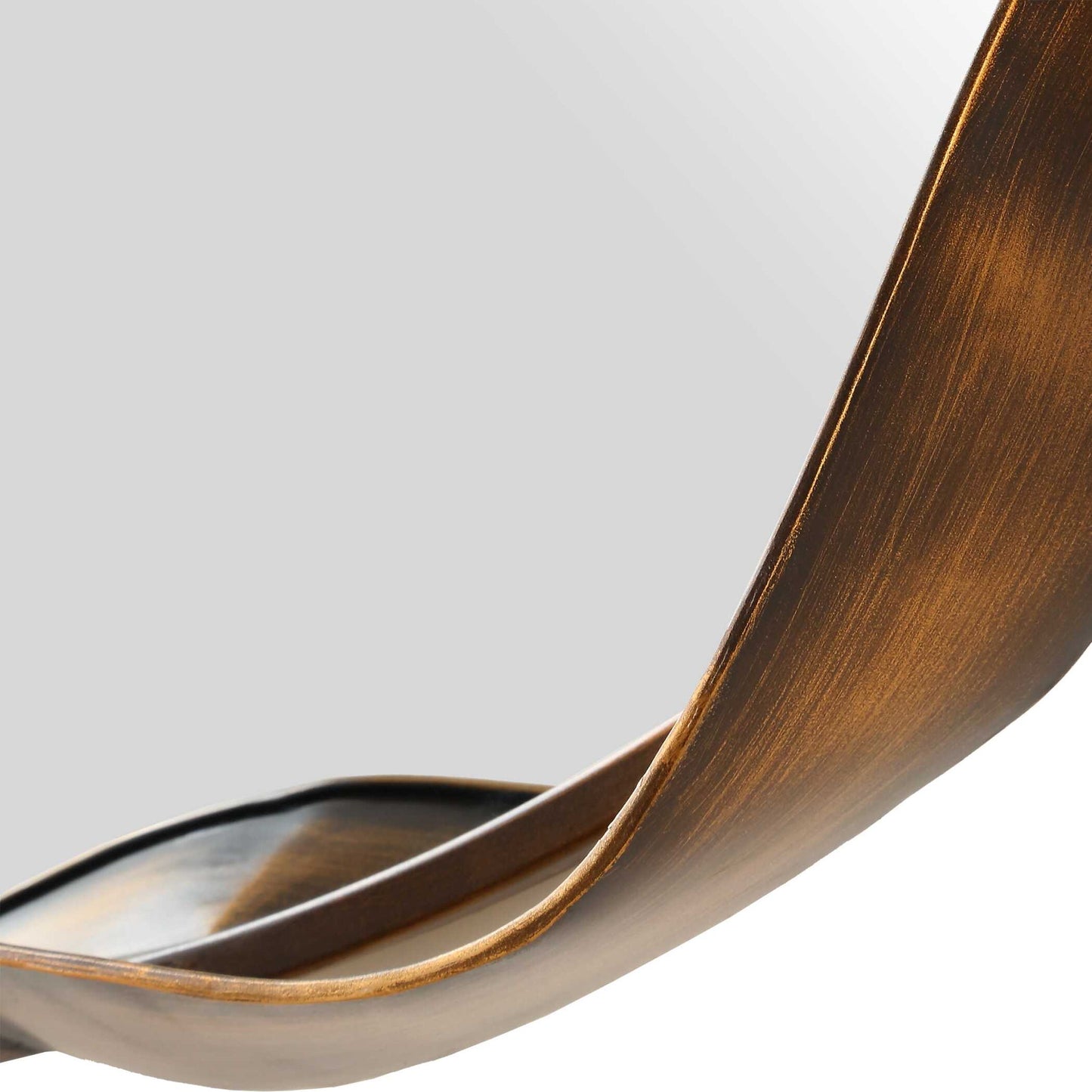 Catch The Wave - Round Mirror - Bronze