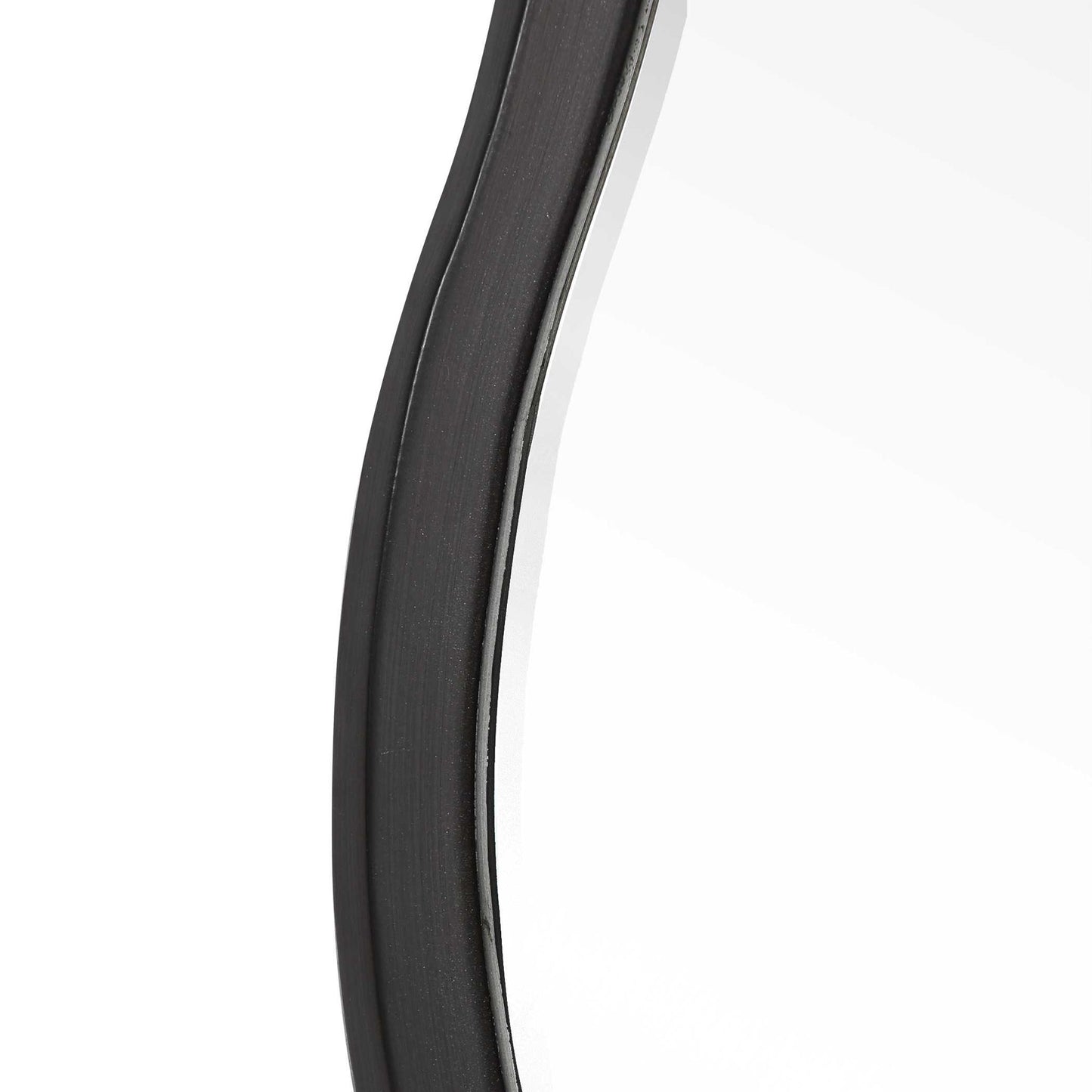 Aneta - Round Mirror - Black