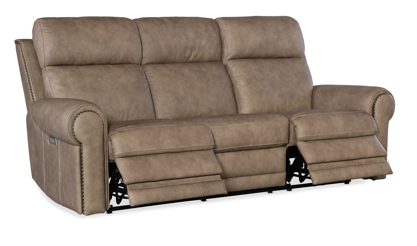 SS - Duncan Power Sofa With Power Headrest & Lumbar