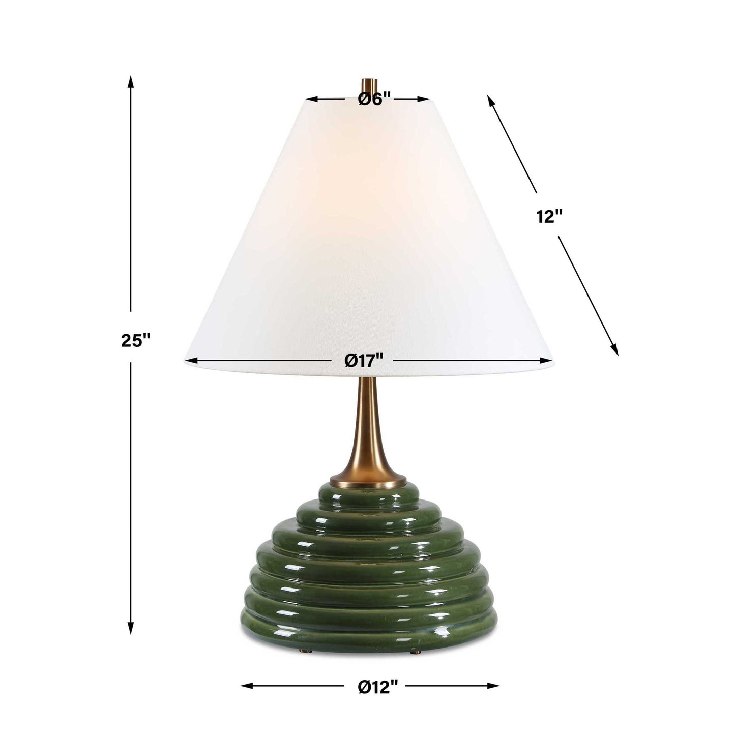 Mckay - Table Lamp - Dark Green