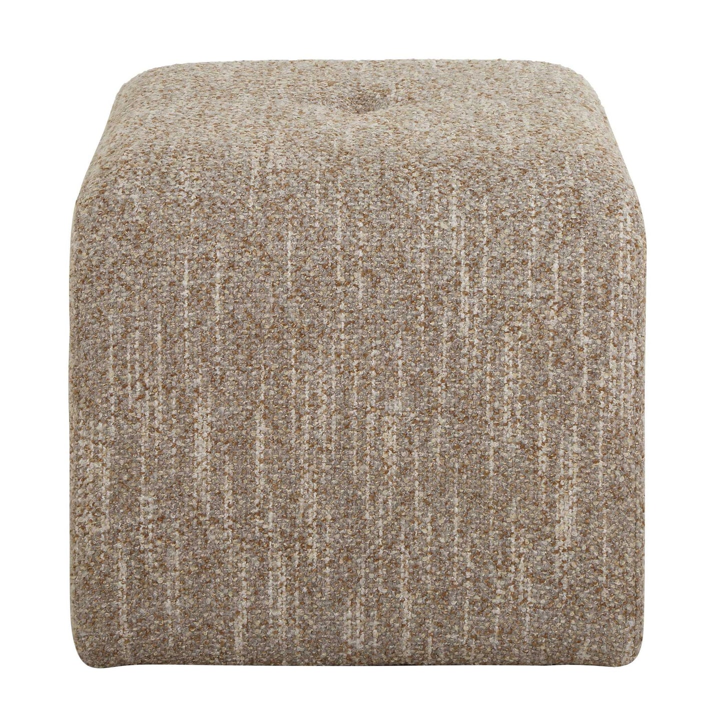 Leora - Upholstered Modern Small Bench - Brown