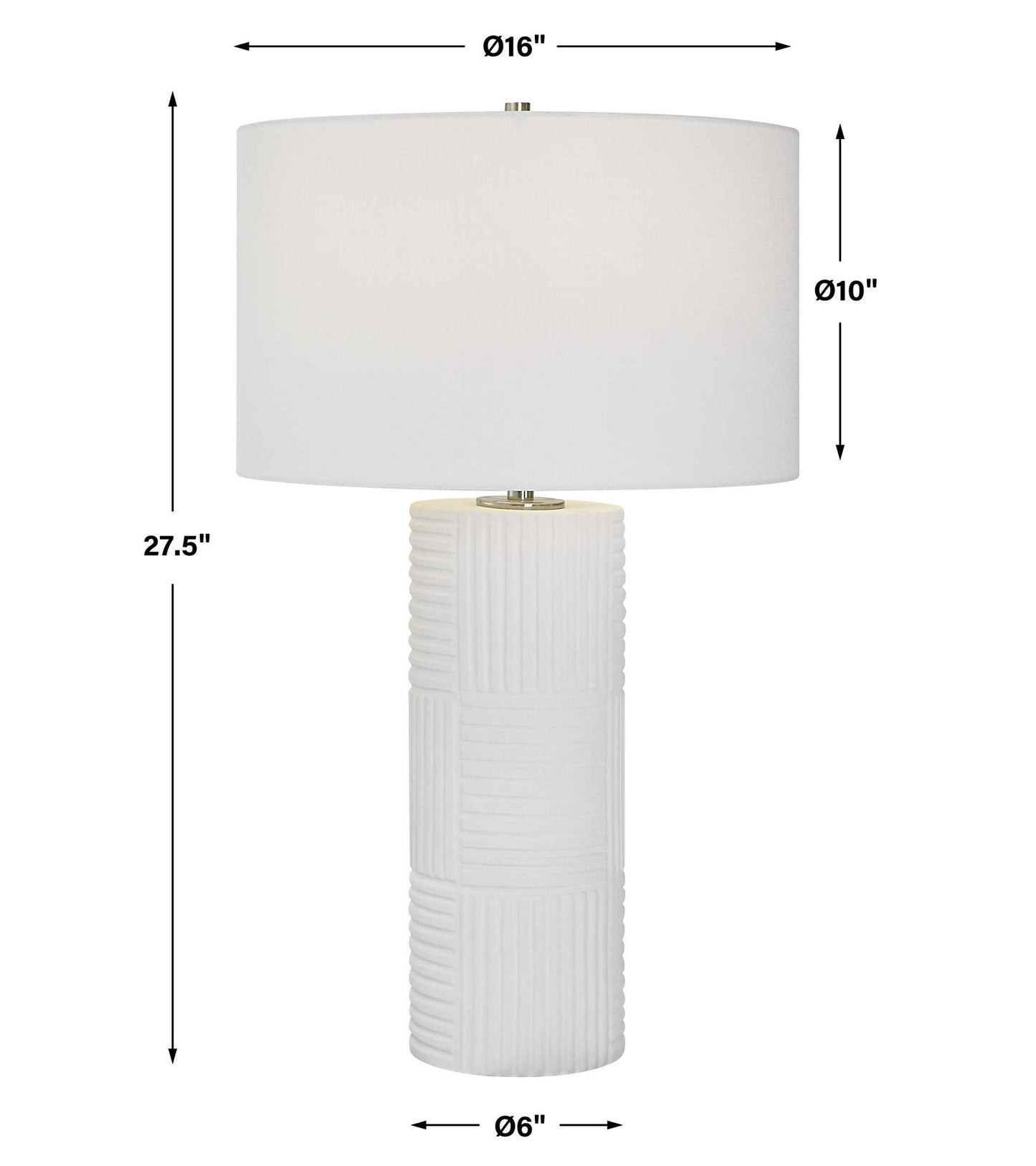 Patchwork - Table Lamp - White