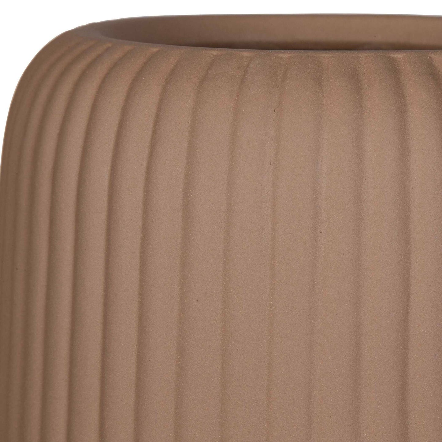Ridge - Vases (Set of 2) - Light Brown