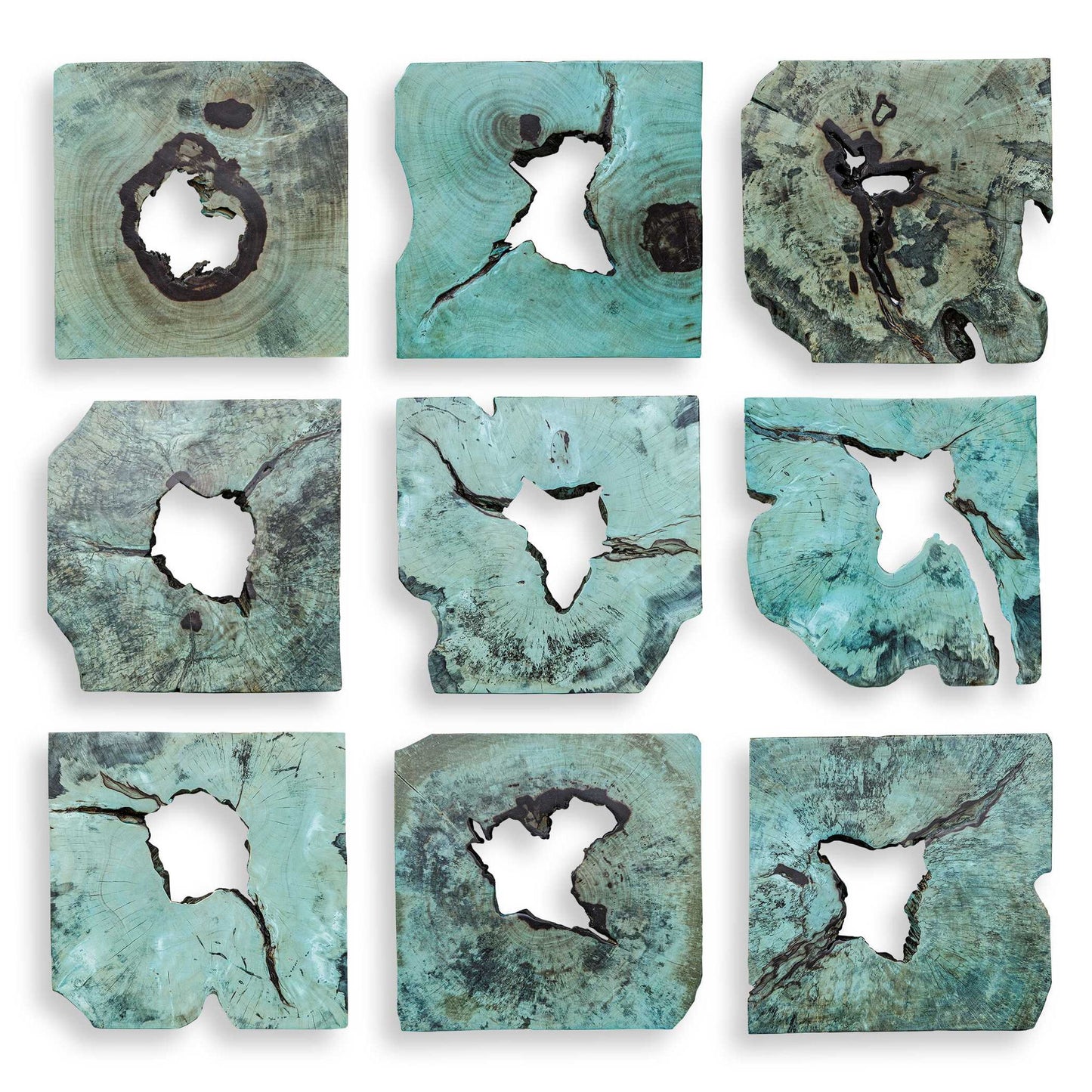 Bahati - Wood Wall Art (Set of 9)