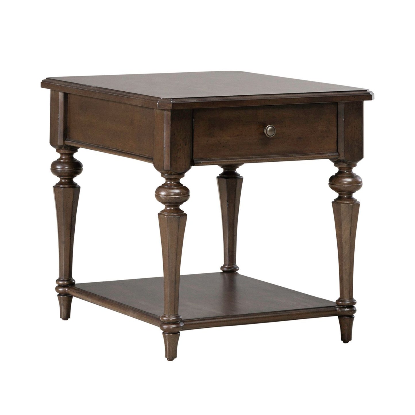 Arden Road - Drawer End Table - Satin Cherry