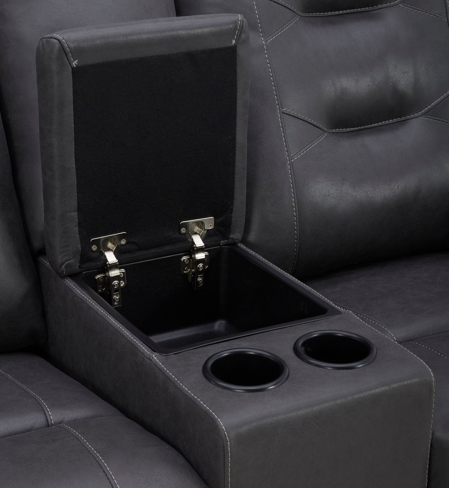 Caldwell - Power Console Loveseat