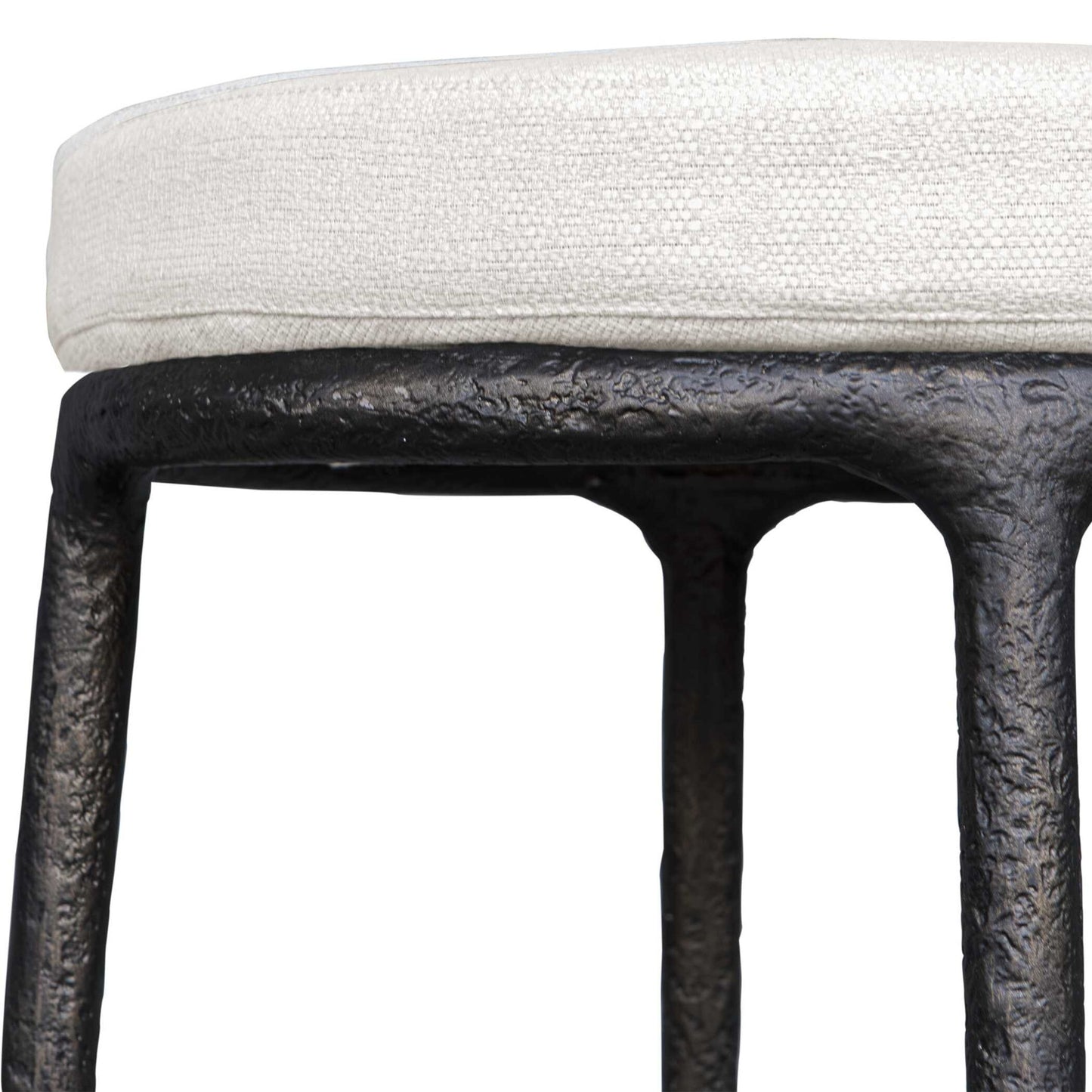 Thayer - Outdoor Bar Stool - Black / White