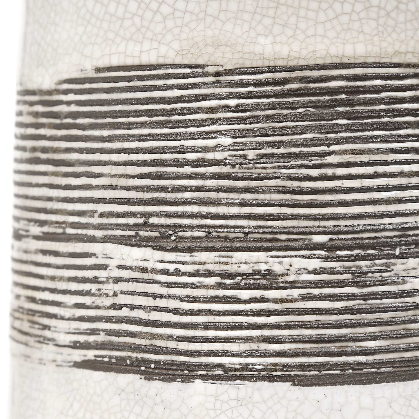 Comanche - Crackle Table Lamp - White