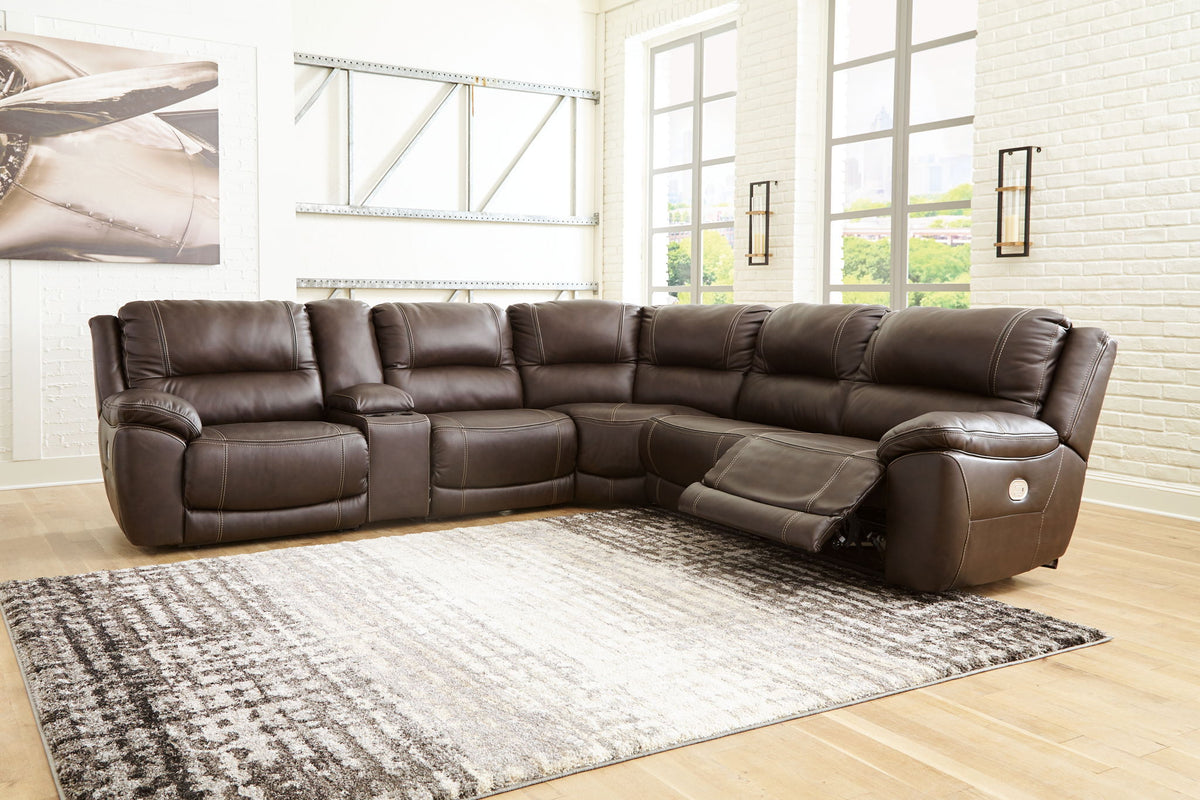 Dunleith - 6 Piece Power Reclining Sectional