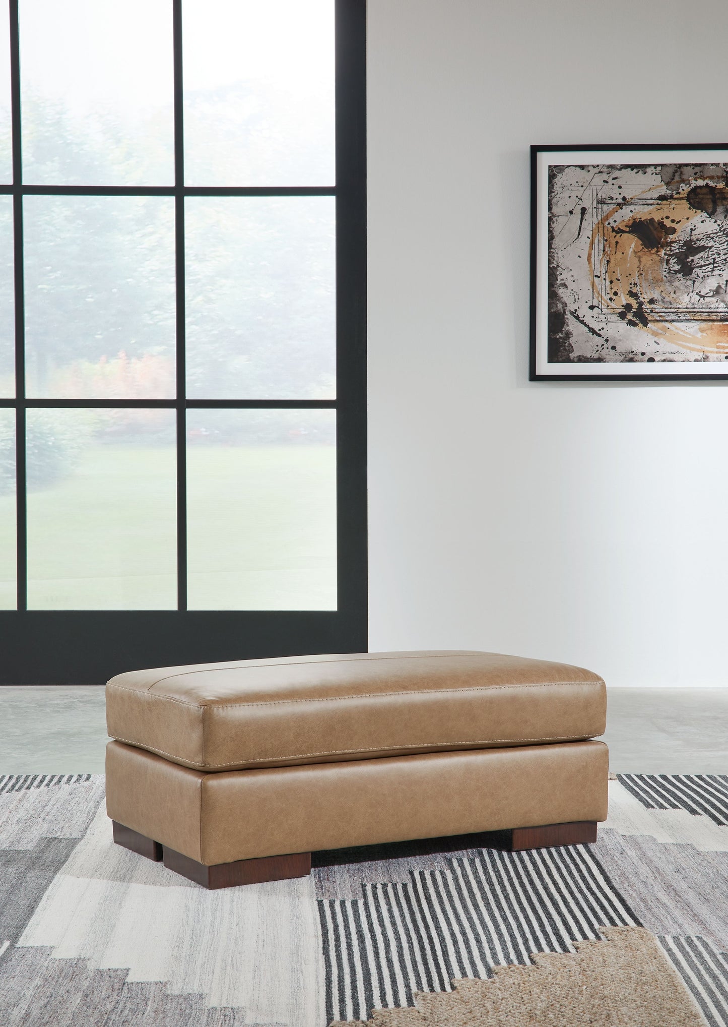 Lombardia - 2 Pc. - Chair And A Half, Ottoman - Tumbleweed