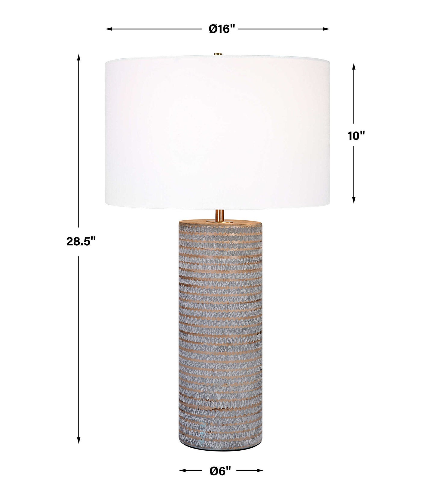 Monolith - Table Lamp - Gray