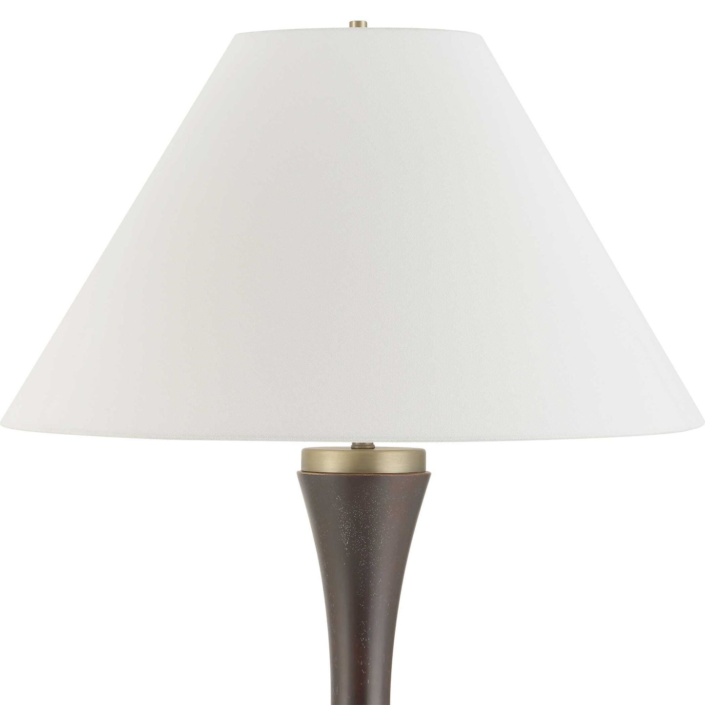 Pravin - Floor Lamp - Dark Wood