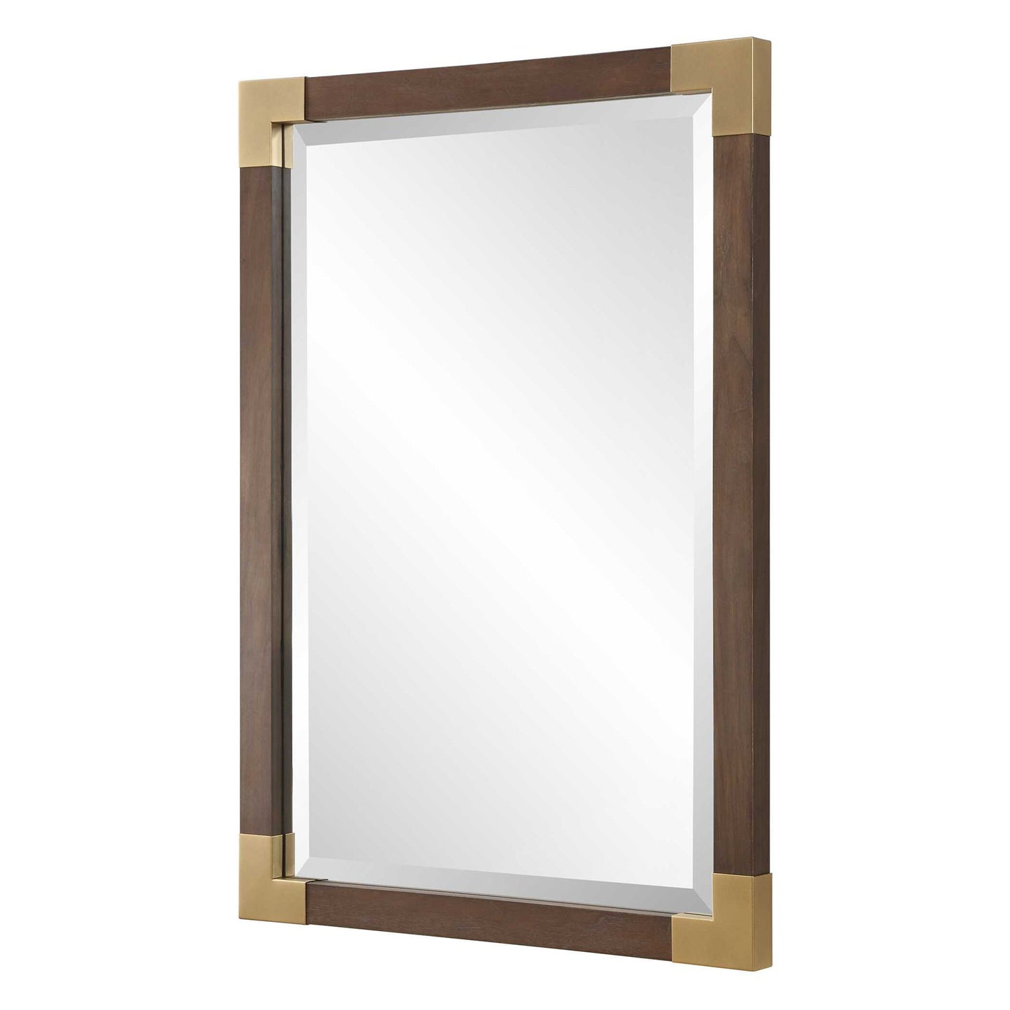 Rhea - Walnut Mirror
