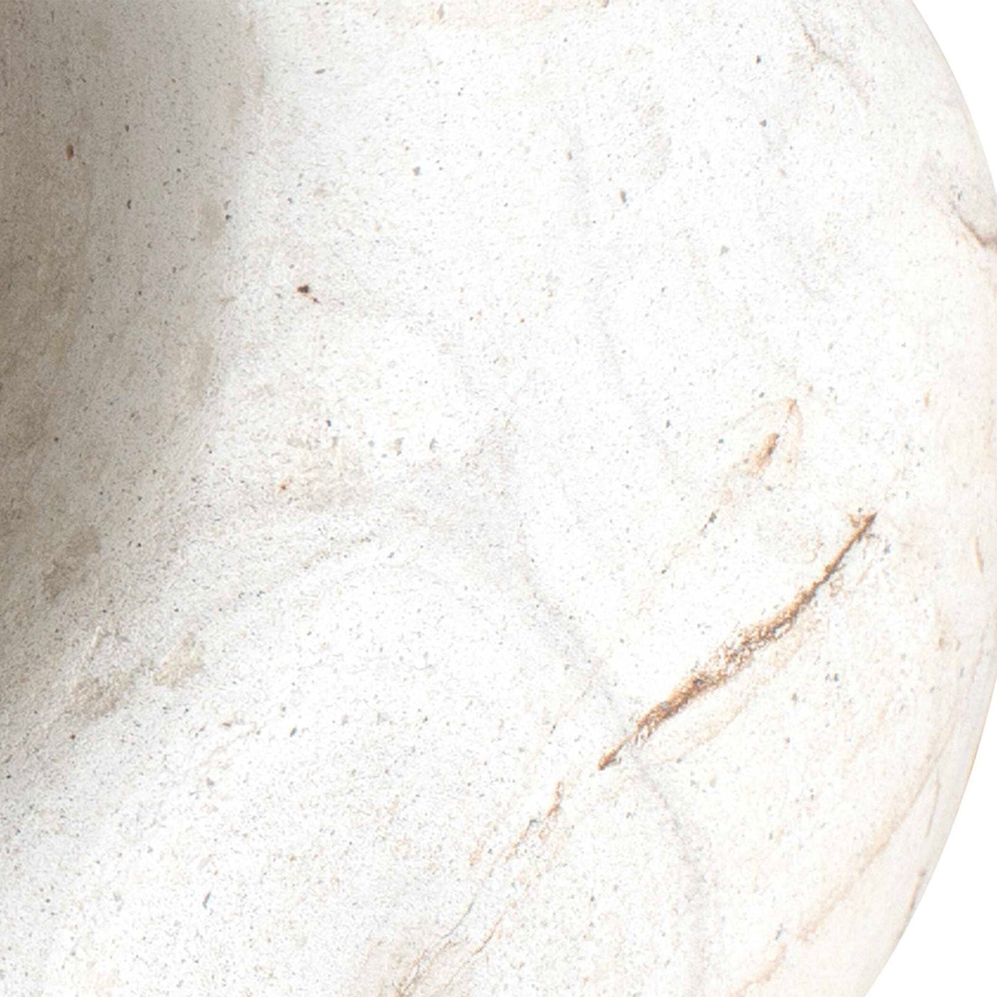 Stone Flow - Outdoor Sculptures (Set of 2) - Brown / White