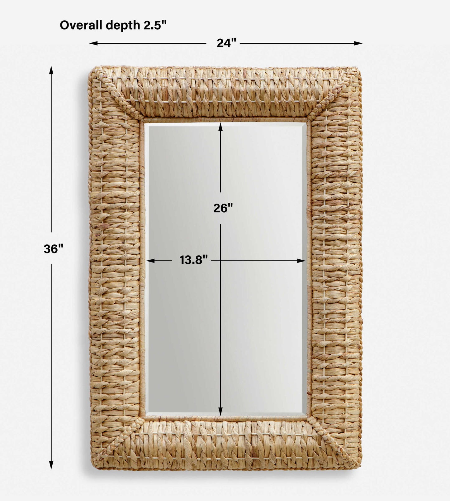 Twisted Seagrass - Rectangle Mirror