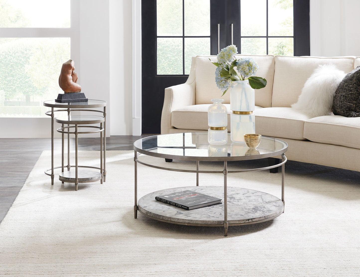 Commerce And Market - Nesting Tables - Gray