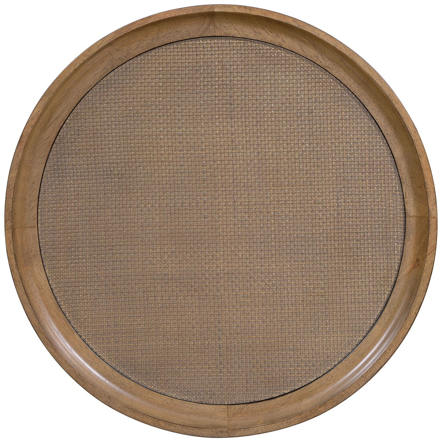 Sonnet - Round Side Table - Dark Gray / Light Brown