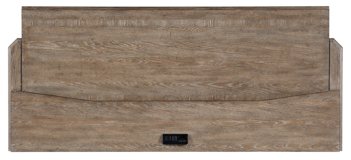 Work Your Way - Computer Credenza - Light Brown