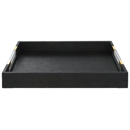 Wessex - Shagreen Tray - Black