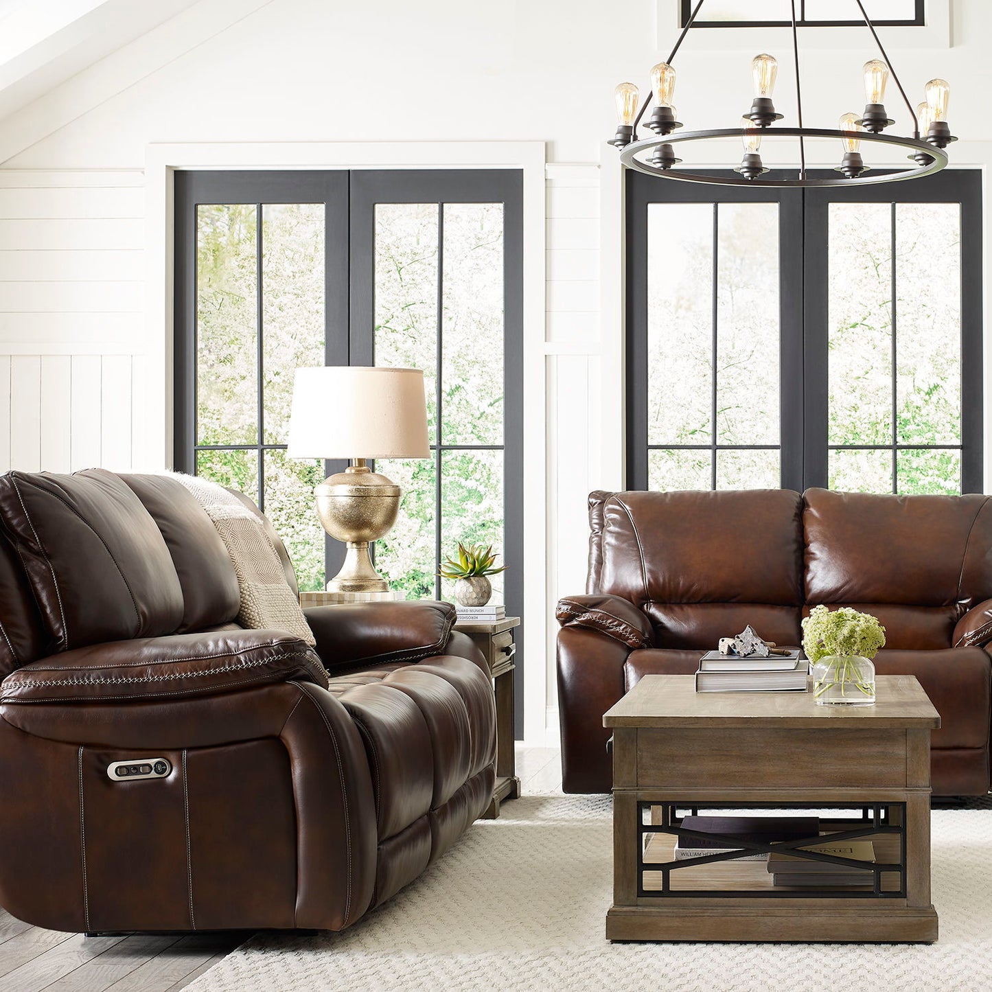 Vail - Power Reclining Loveseat - Burnt Sienna