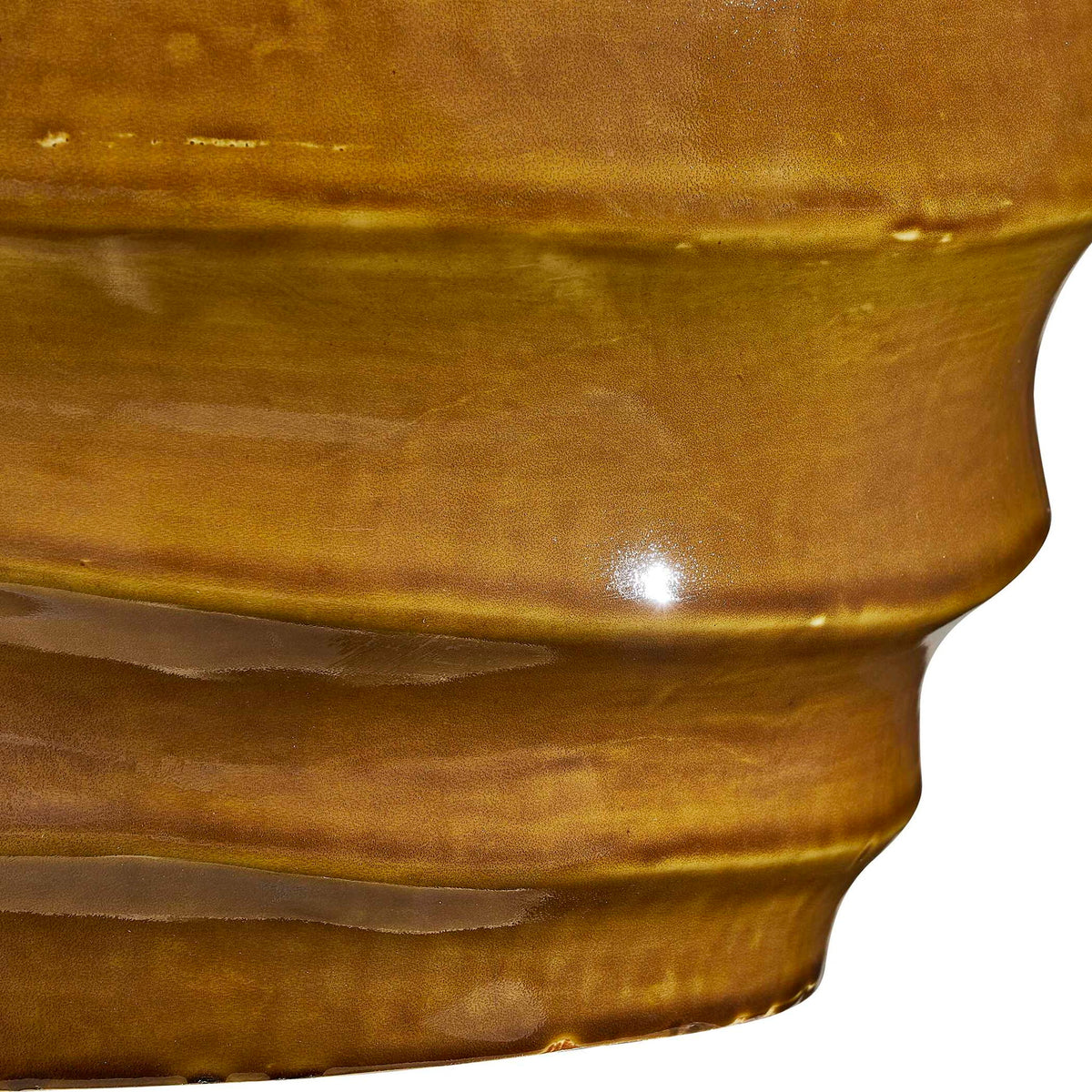 Canyon Wave - Indoor-Outdoor Earthy Planter - Brown