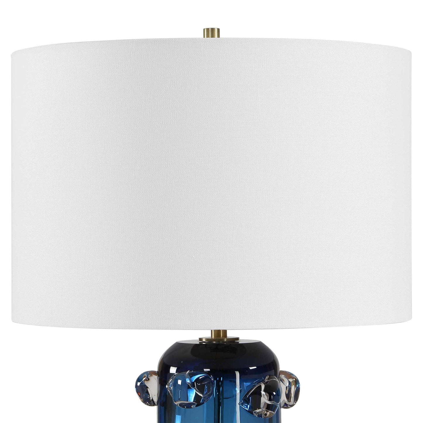 Aura - Table Lamp - Blue / Brass